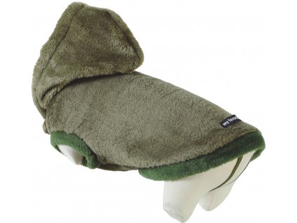 Obleček s kapucí pro psy BROOKLYN khaki 25cm Zolux
