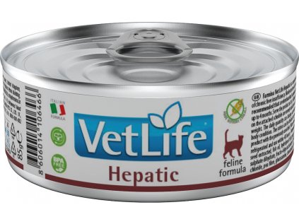 Vet Life Natural Cat konz. Hepatic 85g