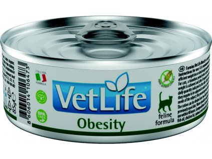 Vet Life Natural Cat konz. Obesity 85g