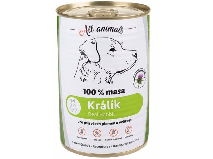 All Animals DOG králík mletý 400g