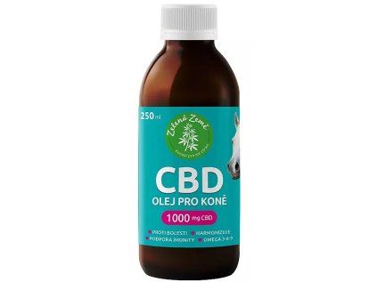 CBD olej pro koně 1000mg, 250ml