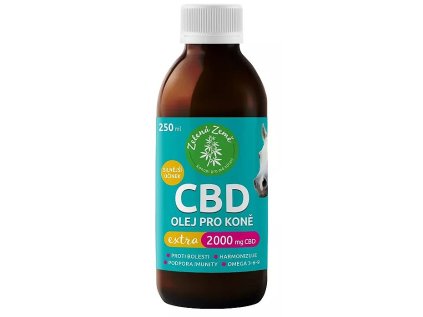 CBD olej pro koně Extra 2000mg, 250ml