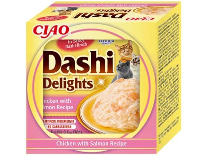 Churu Cat CIAO Dashi kuře s lososem 70g