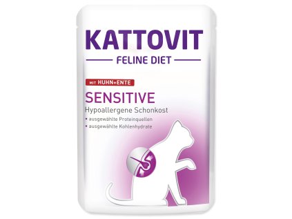 Kattovit Cat Sensitive kachna kapsa 85g