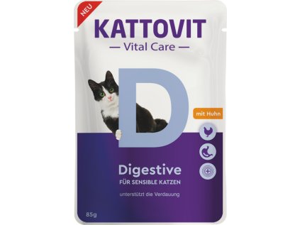 Kattovit Cat Vital Care Digestive kuře kapsa 85g