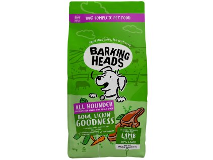 BARKING HEADS All Hounder Bowl Lickin Good Lamb 12kg