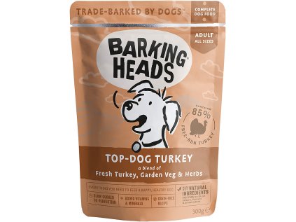 BARKING HEADS Top Dog Turkey kapsička 300g