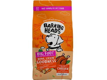 BARKING HEADS Big Foot Bowl Lickin Good Chick 12kg