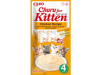 Churu Cat Kitten Chicken Recipe 4x14g