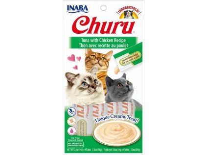 Churu Cat Purée Tuna with Chicken 4x14g