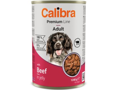 Calibra Dog Premium konz. with Beef 1240g