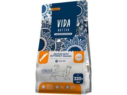 Kraftia VIDA NATIVA CAT Adult Sterilized Nordica Salmon 320g