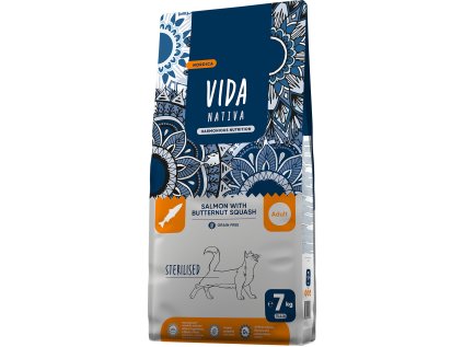 Kraftia VIDA NATIVA CAT Adult Sterilized Nordica Salmon 7kg