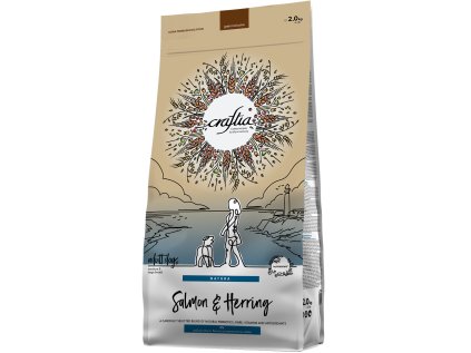 Kraftia CRAFTIA NATURA DOG Adult M/L Salmon & Herring 2kg