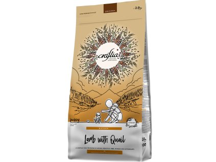 Kraftia CRAFTIA NATURA DOG Puppy S Lamb & Quail 2kg