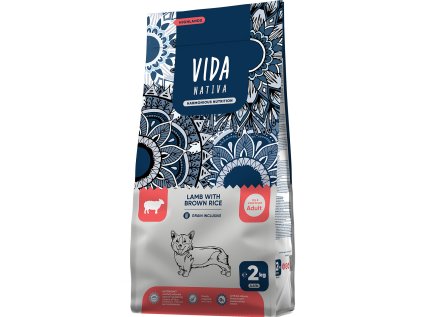 Kraftia VIDA NATIVA DOG Adult S Lamb & Rice 2kg