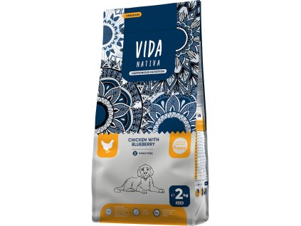 Kraftia VIDA NATIVA DOG Puppy M/L Chicken 2kg