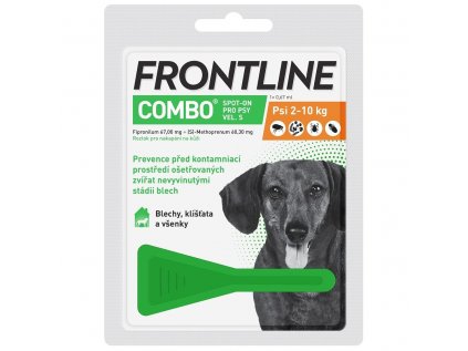 FRONTLINE COMBO spot-on pro psy S (2-10kg)-1x0,67ml