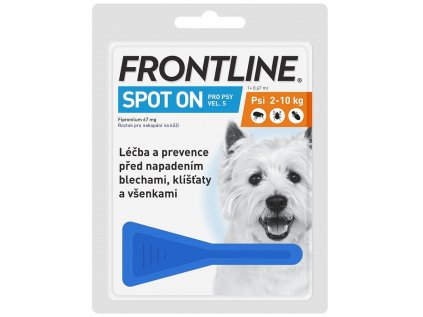 FRONTLINE SPOT ON pro psy S (2-10kg) - 1x0,67ml