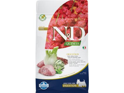 N&D Quinoa DOG Digestion Lamb & Fennel Mini 800g