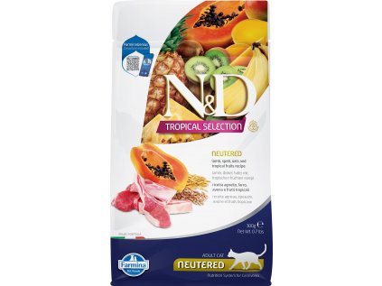 N&D TROPICAL SELECTION CAT Lamb Neutered 300g