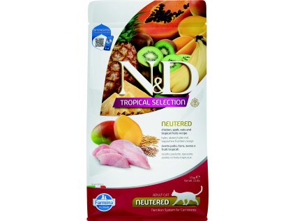 N&D TROPICAL SELECTION CAT Neutered Chicken 1,5kg