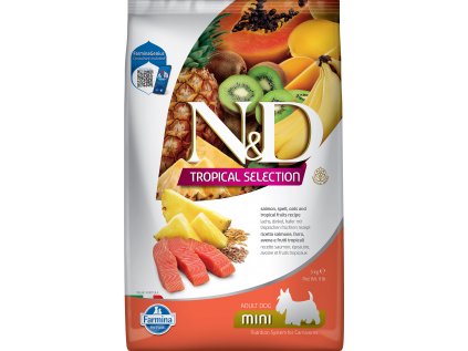 N&D TROPICAL SELECTION DOG Adult Mini Salmon 5kg