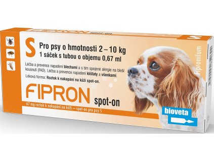 Fipron 67mg Spot-On Dog S sol 1x0,67ml