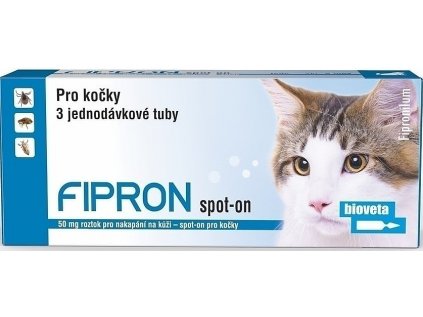 Fipron 50mg Spot-On Cat sol 3x0,5ml