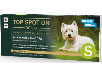 Top spot on Dog S 1x1ml (do 15kg)