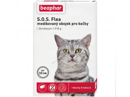 BEAPHAR Obojek antiparazitní kočka CatShield 35cm