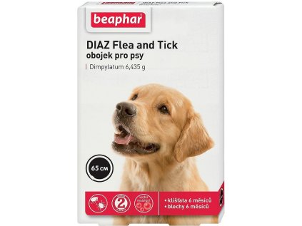 BEAPHAR Obojek antiparazitní pes DIAZ Flea&Tick 65cm