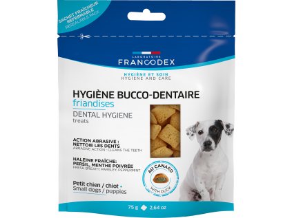 Francodex Pochoutka Dental Hygiene pro štěňata 75g