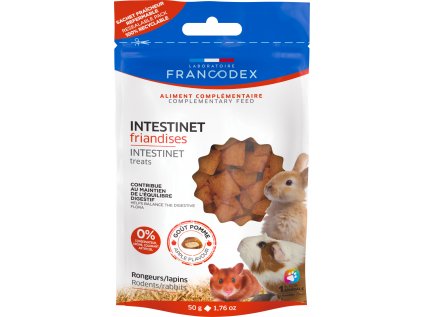 Francodex Pochoutka Intestinet pro hlodavce a králíky 50g
