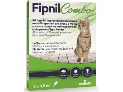 Fipnil Combo 50/60mg Cat Spot-on 3x0,5ml