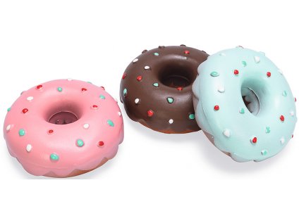 Karlie Hračka pes Donut latex 12cm mix barev