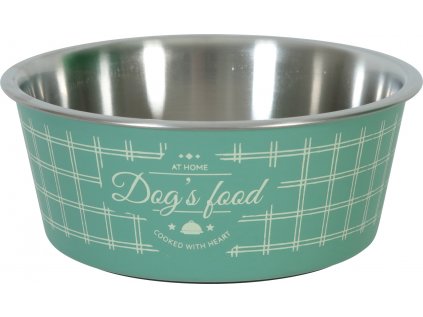 Miska nerez pes FOOD DOG 1,7l zelená Zolux