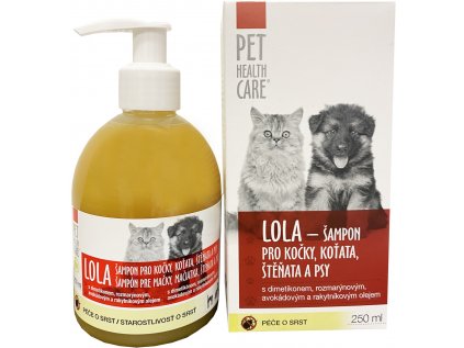 Šampón LOLA antiparazitný pre psov a mačky 250ml PHC