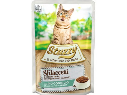 Stuzzy Cat kapsa Adult králík 85g