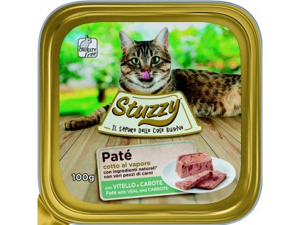 Stuzzy Cat vanička Adult Paté telecí & mrkev 100g