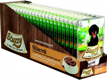 Stuzzy Dog kapsa Adult kuře & šunka 24x100g