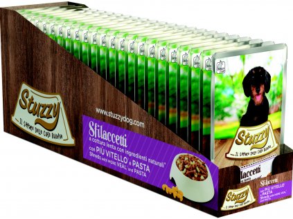 Stuzzy Dog kapsa Adult telecí & šunka 24x100g