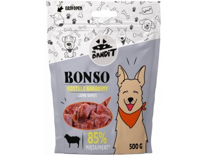 VetExpert Mr.Bandit BONSO jehněčí kosti 500g