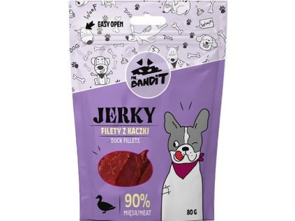 VetExpert Mr.Bandit JERKY kachní filety 80g