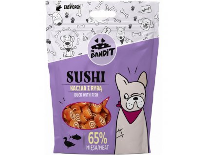 VetExpert Mr.Bandit SUSHI kachna a ryba 80g