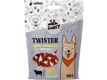 VetExpert Mr.Bandit TWISTER jehněčí 500g