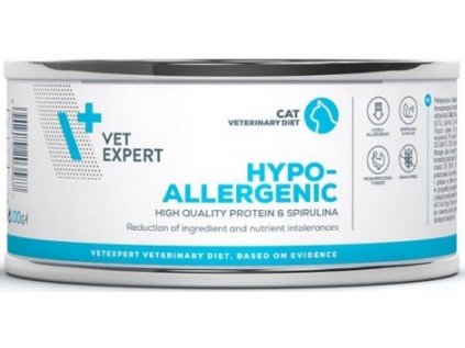 VetExpert VD 4T Hypoallergenic Cat konzerva 100g