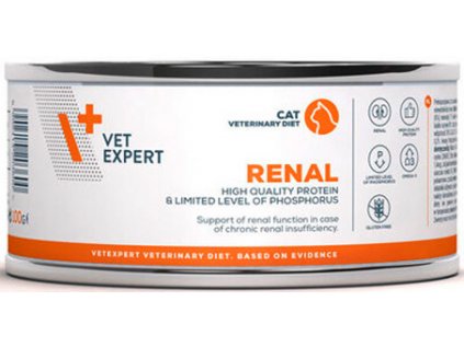 VetExpert VD 4T Renal Cat konzerva 100g