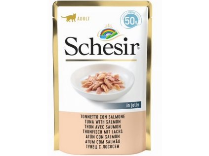 Schesir Cat kapsa Adult tuňák/losos 50g