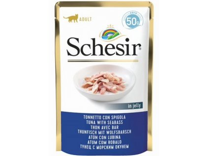 Schesir Cat kapsa Adult tuňák/mořský okoun 50g